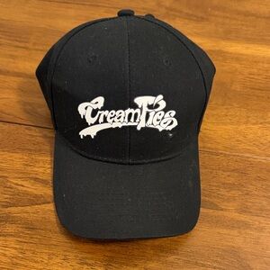 Creampies Black Logo Baseball Cap